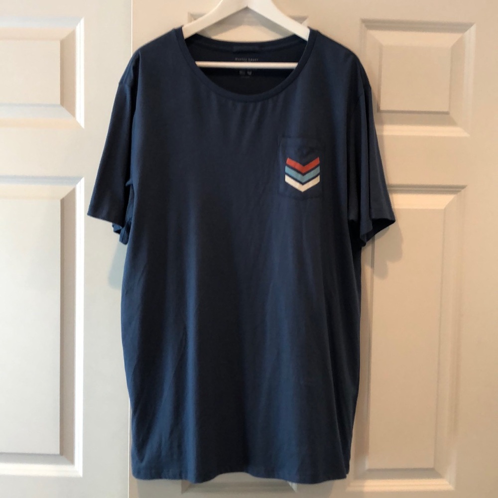 Blue Marine Layer T-shirt
